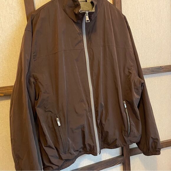 Weatherproof Jacket XL Brown Peach Touch windbreaker full zip coat Warm wind - Picture 1 of 10